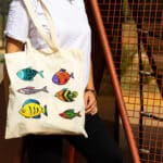 Fabric paint bag