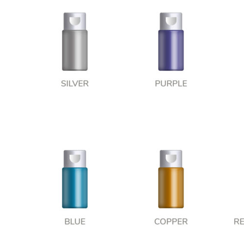Metallic fabric paint