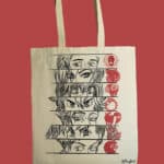 Product painted with fabric paint