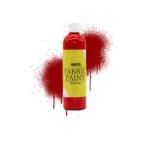 bote de pintura textil roja de 250ml de la marca nazca colors